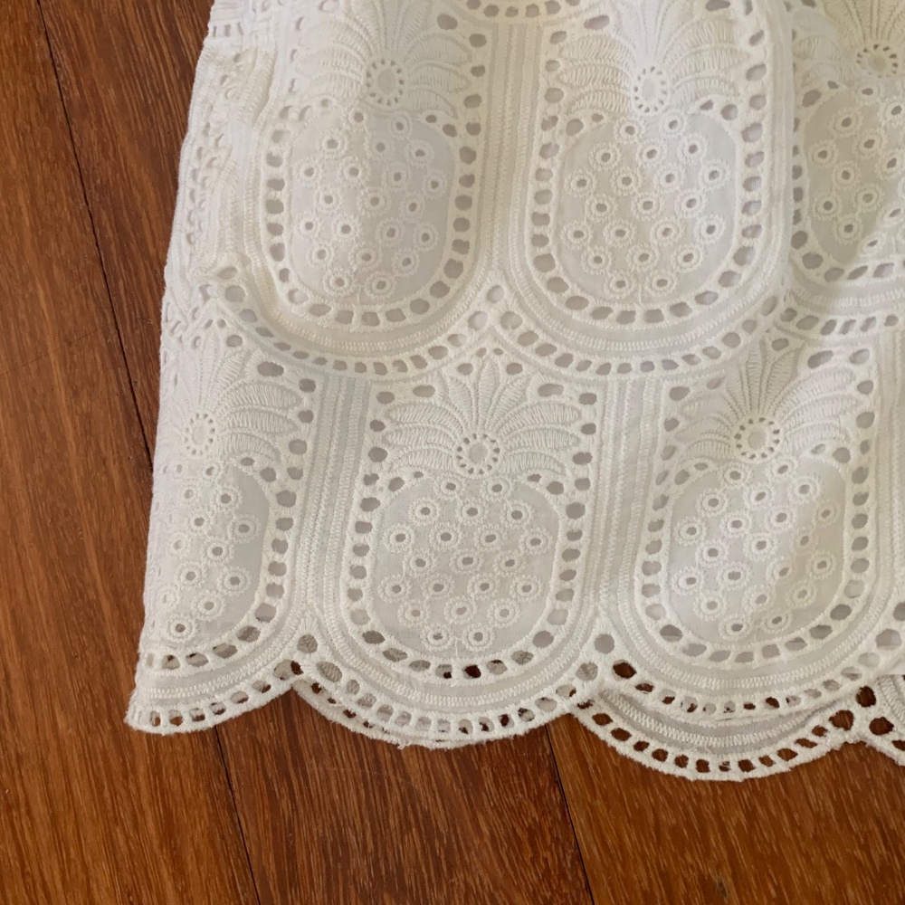 J McLaughlin White Eyelet Lace Brady Shorts 0 - Picture 6 of 7